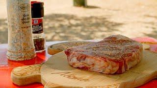 숯불 립아이 바베큐 / Ribeye Steak BBQ / Charcoal-grill / Weekend Picnic / Castaic Lake / 캘리포니아 자연 #shorts