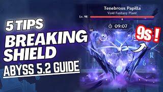 No Natlan Units? | EASY TIPS on Tenebrous Papilla in Spiral Abyss 5.2~ Genshin Impact