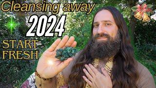 Start FRESH for the NEW-YEAR | Cleansing away 2024 | ASMR REIKI | ENERGY HEALING