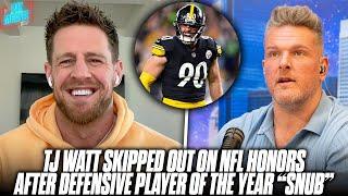 JJ Watt Talks TJ Watt Skipping NFL Honors After Defensive Player Of The Year "Snub" | Pat McAfee