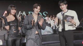 Sung Hanbin Interviewing WayV Ten and Kiss of Life Natty at AAA 2024