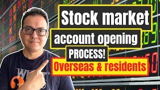 How to open stock market account in Pakistan (Overseas or Residents)