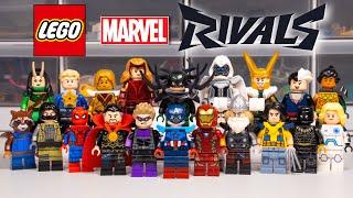 How to Build LEGO MARVEL RIVALS Main Characters! 