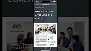 How to be an Apple Learning Coach