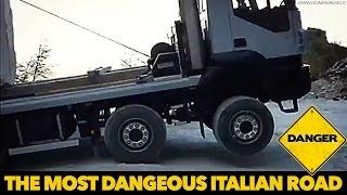 The Most DANGEROUS Italian Road: CARRARA WHITE MARBLES QUARRIES