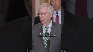 'The American people have to decide': Sen. McConnell on Trump being liable for sexual abuse #Shorts
