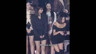 Twice reaction when Jimin gave the mic to Jihyo