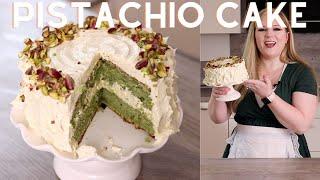 Pistachio Cake with Pistachio Buttercream | Bonni Bakery