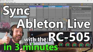 How to Sync Ableton Live with the RC-505 - Dec 13th '20