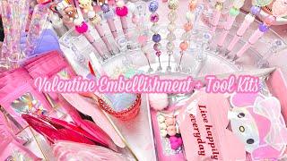 KITS FOR SALE | Valentines Themed Crafty Tools + Embellishments | Beaded Items | ALL KITS SOLD 