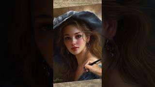 Digital Oil Portrait Painting - Clip Studio Paint  #digitalpainting #clipstudiopaint