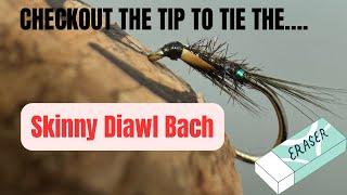 Skinny Diawl Dach - A Tip to Keep them Slim #flytying #fishing #sport #fish #flyfishing