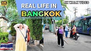 [4K HDR] Bangkok City Walk 2024 | BTS Saphan Taksin to Asiatique | Thailand Street Walk