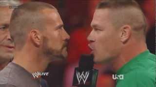 WWE RAW John Cena speaks French in Montreal Canada ( John Cena parle Français) HD