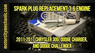 2011-2017 Chrysler 300, Dodge Charger, and Dodge Challenger 3.6 spark plug replacement