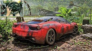 Rebuilding Ferrari 458 Italia 900HP - Forza Horizon 5 | Thrustmaster T300RS gameplay