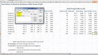 How to Use the Solver Tool in Excel