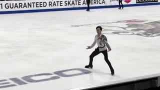 Vincent Zhou, "Crouching Tiger Hidden Dragon", GP Skate America 2021, FS run through, Las Vegas