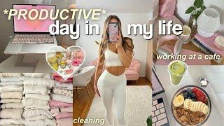 AESTHETIC & PRODUCTIVE DAY IN MY LIFE routine motivation & self-care