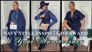 Style Inspo in NAVY | GIVEAWAYS! Our 1 Year Anniversary! | Suits Soles by epp™ | ep. 50