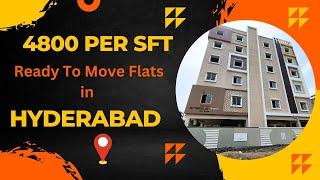 4800 per sft Ready to move flats in Hyderabad #kukatpally #hyderabad #luxury #flats #bachupally