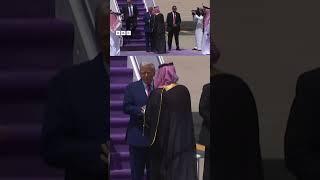 دونالد ترامب يصل السعودية