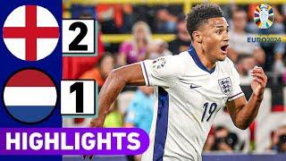 England - Netherlands (2-1) Semifinals HIGHLIGHTS & all goals | Euro 2024