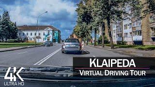 【4K 60fps】¾ HOUR RELAXATION FILM:  «Driving in Klaipeda & Palanga (Lithuania)» Ultra HD (2160p TV)