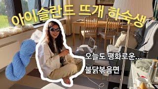 애호박전 부쳐먹고 스웨터 뜨는 아이슬란드 레지던시 3주차 | 바늘이야기