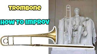 Beginner Trombone Improvisation Lesson