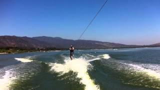 Wakeboarding: sic back roll at Lake Elsinore behind a 2003 Malibu 21' Wakesetter