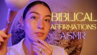 Christian ASMR  Biblical Affirmations + Personal Attention + Layered Sounds