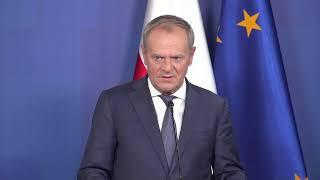 Konferencja prasowa Premiera Donalda Tuska w Brukseli