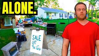 I WAS THE ONLY ONE AT THIS YARD SALE! THIS IS WHAT HAPPENED.