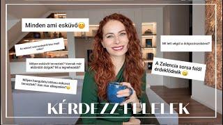 Kérdezz-felelek: Hogy állunk az esküvő szervezéssel | Viszkok Fruzsi