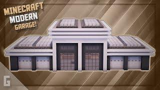 Minecraft: How to Build a Modern Garage!