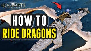 HOW TO RIDE A DRAGON IN HOGWARTS LEGACY  | HOGWARTS LEGACY MODS 