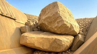  Untrained Operators VS Giant Rocks – Crusher Nearly DESTROYED!