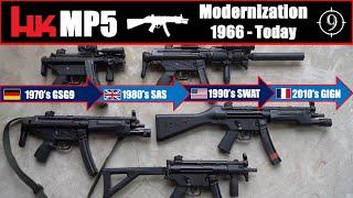 H&K MP5  modernization from 1966 to TODAY [Historical Timeline]