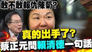 【每日必看】真的出手了? 蔡正元問賴清德:敢不敢報仇陳菊? ｜ 許銘春遭疑"切割下屬" 陳美雅:只會往上蹭 基層看不下去   20241124