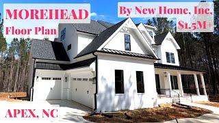 MOREHEAD PLAN | NEW HOME, INC. | Apex, NC New Construction, Raleigh Custom Luxury Homes