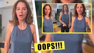 Trinny Woodall Pilates Wardrobe Mishap!