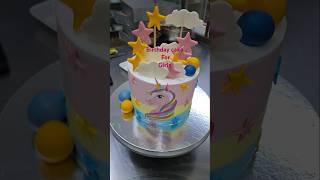 Birthday cake for girls /Icing cake decorations /Shorts