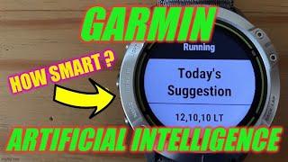 How SMART are smart watches? // Garmin Suggested Workouts // Artificial Intelligence Smart Watches