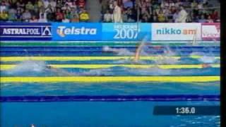 Melbourne 2007Men's 200m Backstroke Semi Final 1