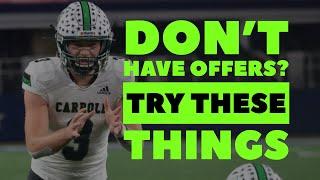 3 Things to Do if You Don’t Have Football Scholarship Offers