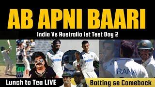 ALL EYES ON INDIAN BATTING NOW  Starc Played Crucial Role | India Vs Australia 1st Test Perth Day2