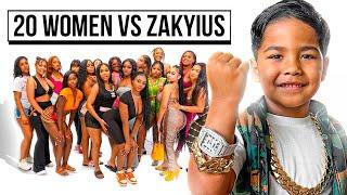 20 WOMEN VS 1 YOUTUBER: ZAKYIUS