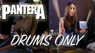 DRUMS ONLY: PANTERA - COWBOYS FROM HELL - DRUM COVER BY MEYTAL COHEN