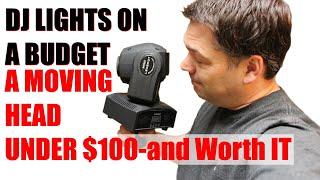 DJ LIGHTS - Lixada Mini Moving Head LED!  A budget friendly light that is well worth the price. :)